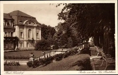 Ak Bad Nenndorf an der Weser, Großes Badehaus