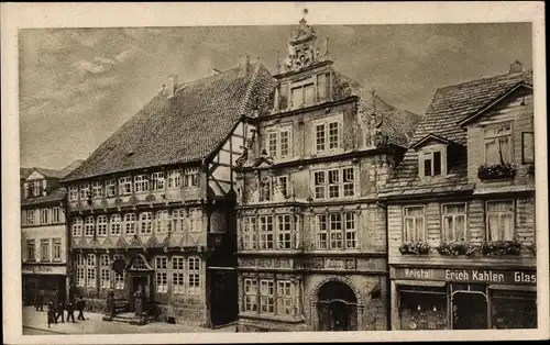 Ak Hameln, Stiftsherrenhaus, Museum, Glas Kahler