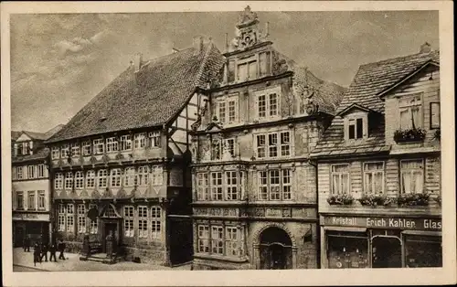 Ak Hameln, Stiftsherrenhaus, Museum, Glas Kahler