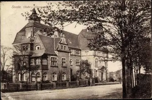 Ak Steele Essen im Ruhrgebiet, Gymnasium