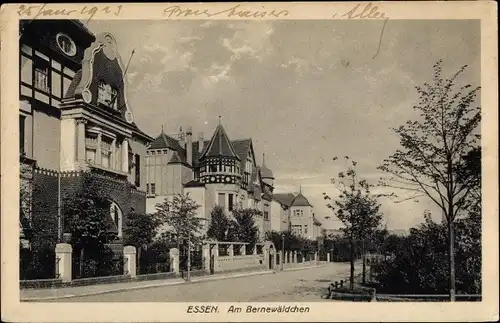 Ak Essen im Ruhrgebiet, Am Bernewäldchen