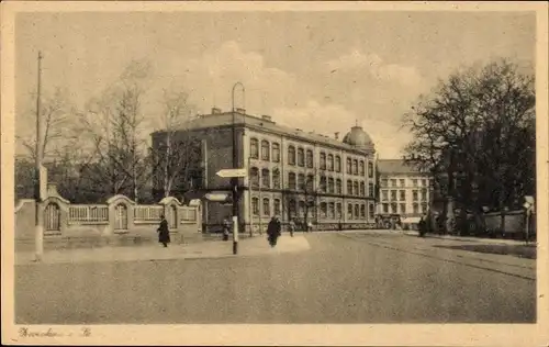 Ak Zwickau in Sachsen, Straße, Gebäude