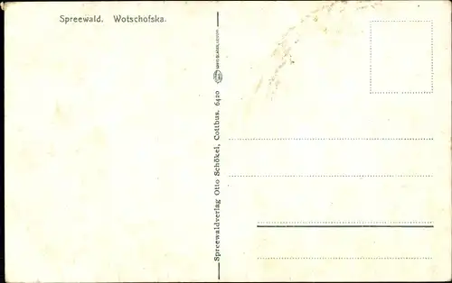 Ak Wotschofska Lübbenau Spreewald, Restaurant Wotschofska, Frauen in Spreewälder Tracht