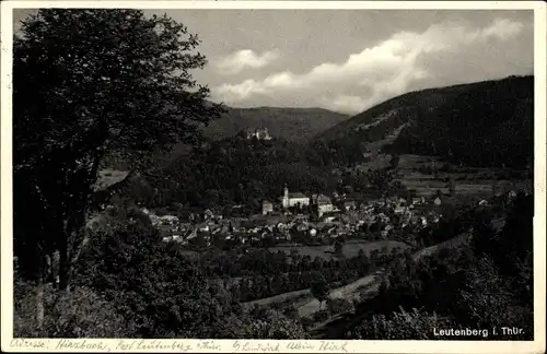 Ak Leutenberg in Thüringen, Panorama