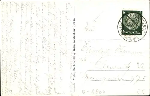 Ak Leutenberg in Thüringen, Panorama