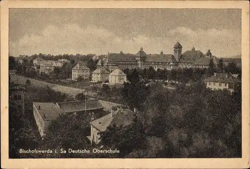 Ak Bischofswerda in Sachsen, Deutsche Oberschule