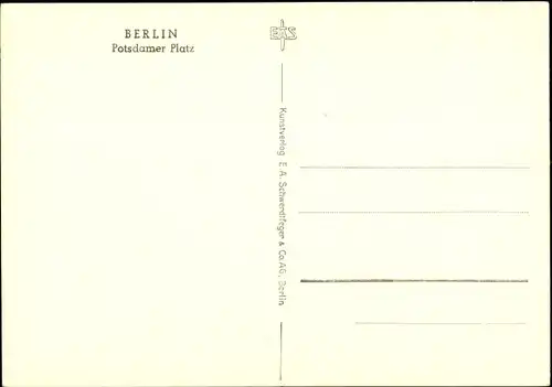 Ak Berlin Tiergarten, Potsdamer Platz, Columbushaus, Straßenbahn