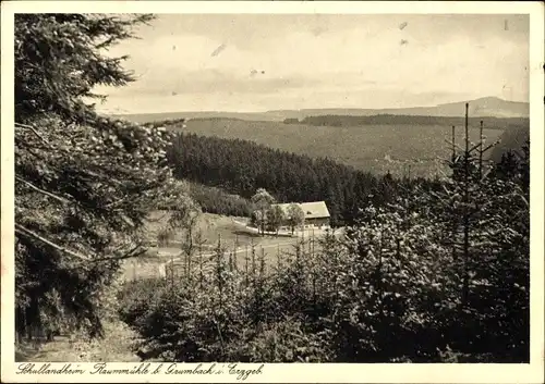 Ak Grumbach Jöhstadt im Erzgebirge, Schullandheim Raummühle