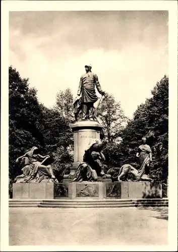 Ak Berlin Tiergarten, Bismarckdenkmal im Großen Tiergarten