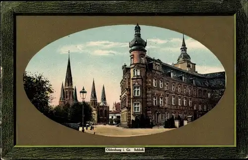 Passepartout Ak Oldenburg im Großherzogtum Oldenburg, Schloss