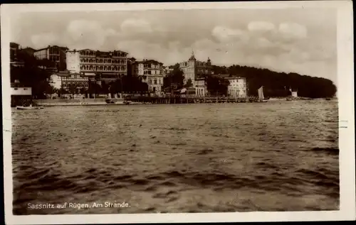 Ak Sassnitz auf Rügen, Strand