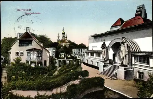 Ak Darmstadt in Hessen, Künstlerkolonie