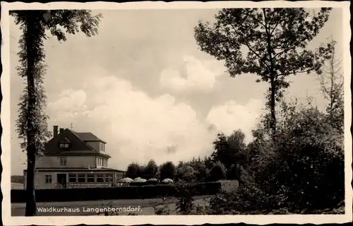 Ak Langenbernsdorf in Sachsen, Waldkurhaus