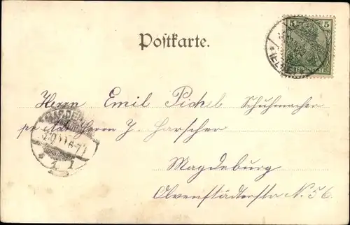 Ak Meißen an der Elbe, Stadtpanorama