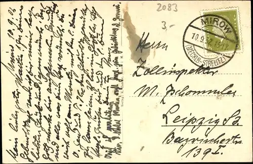 Ak Mirow in Mecklenburg, Gesamtansicht