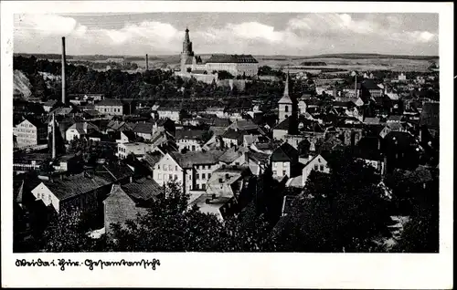 Ak Weida in Thüringen, Gesamtansicht