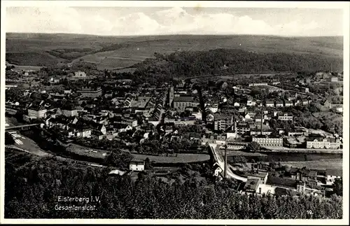 Ak Elsterberg im Vogtland, Panorama