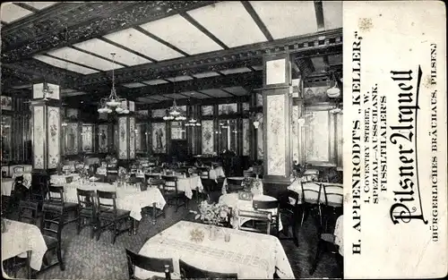 Ak London City, H. Appenrodts Keller, Coventry Street