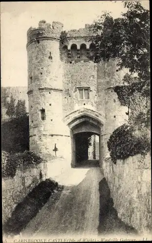 Ak Carisbrooke Isle of Wight England, Schloss, Gateway