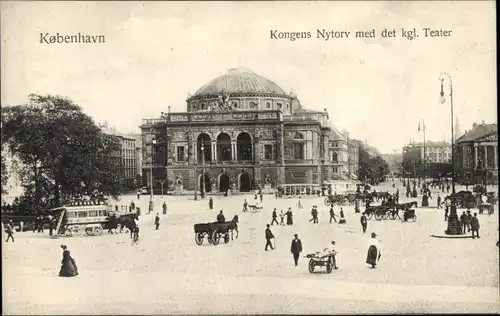 Ak Kopenhagen Kopenhagen Dänemark, Kongres Nytorv, Teater