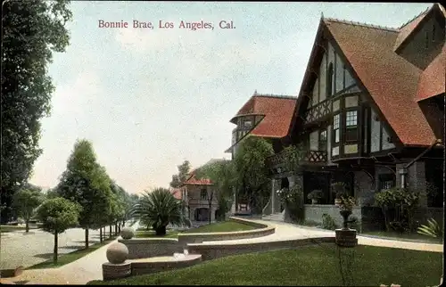 Ak Los Angeles Kalifornien USA, Bonnie Brae