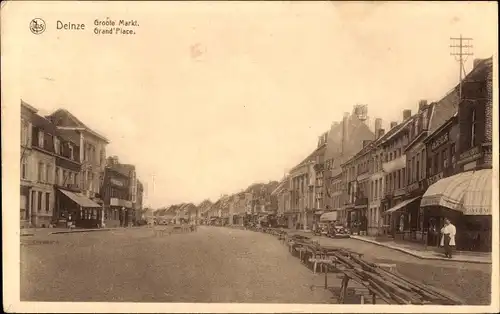 Ak Deinze Ostflandern, Groote Markt