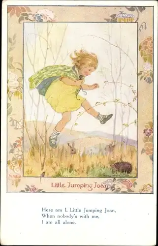 Künstler Ak Tarrant, Margaret W., Little Jumping Joan