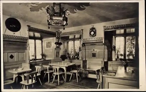 Ak Lofer in Salzburg, Bräuhotel Lofer, Gotische Tiroler Stube