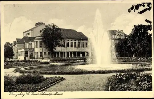 Ak Kaliningrad Königsberg Ostpreußen, Neues Schauspielhaus