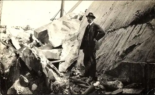 Foto Ak Chicago Illinois USA, Steinbruch