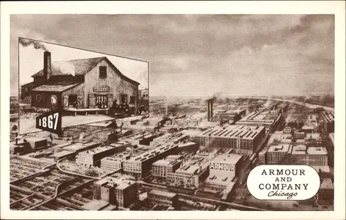 Ak Chicago Illinois USA, Rüstung und Unternehmen