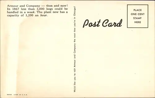 Ak Chicago Illinois USA, Rüstung und Unternehmen