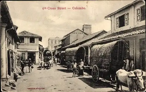 Ak Colombo Ceylon Sri Lanka, 4th Cross Street