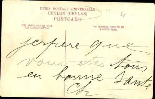 Ak Colombo Ceylon Sri Lanka, 4th Cross Street