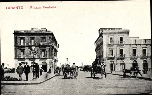 Ak Tarent Taranto Puglia, Piazza Fontana