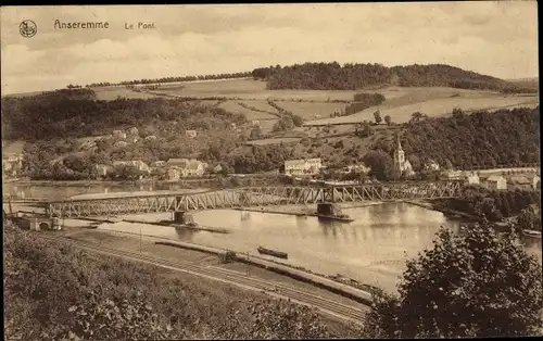 Ak Anseremme Dinant Wallonien Namur, Le Pont