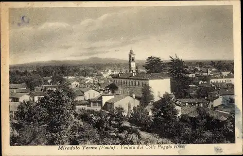 Ak Miradolo Terme Pavia Lombardia, Colle Poggio Rosso