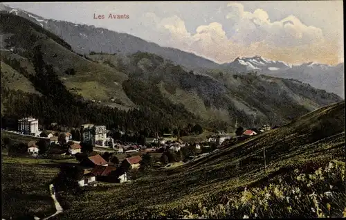Ak Les Avants Montreux Kanton Waadt, Totalansicht