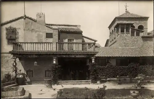 Ak Toledo Kastilien La Mancha Spanien, Jardin de la Casa del Greco