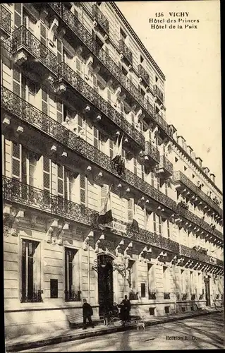 Ak Vichy Allier, Hôtel des Princes et de la Paix