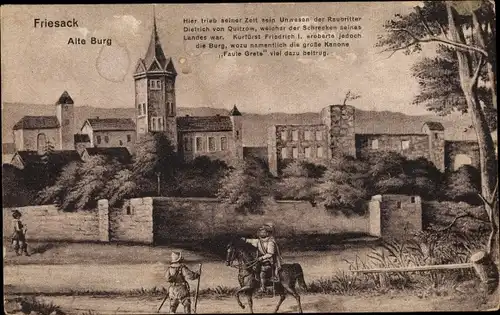 Ak Friesack in der Mark, Alte Burg