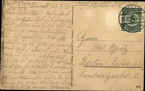 Ak Friesack in der Mark, Alte Burg