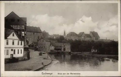 Ak Eschwege an der Werra Hessen, Werrabrücke