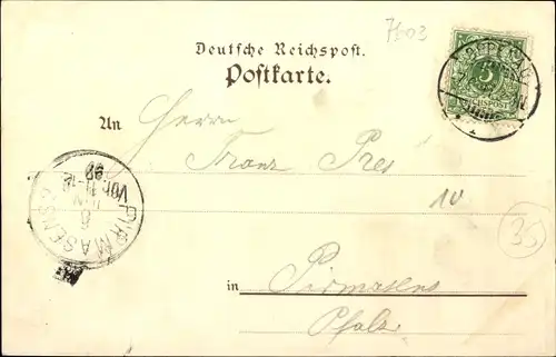 Litho Oppenau im Ortenaukreis, Klosterruine Allerheiligen, Hotel Mittenmaier, Wasserfälle