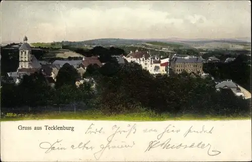 Ak Tecklenburg in Westfalen, Totalansicht