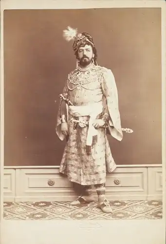 Foto Opernsänger Otto Reichmann, Portrait im Kostüm