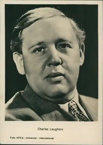 Ak Schauspieler Charles Laughton, Portrait