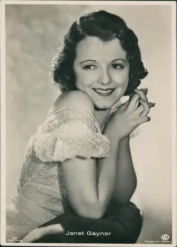 Ak Schauspielerin Janet Gaynor, Portrait