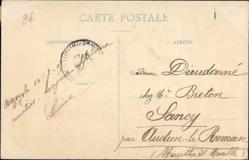 Ak Rozoy-sur-Serre Aisne, Kirche