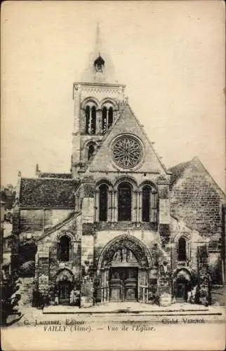 Ak Vailly sur Aisne, Kirche
